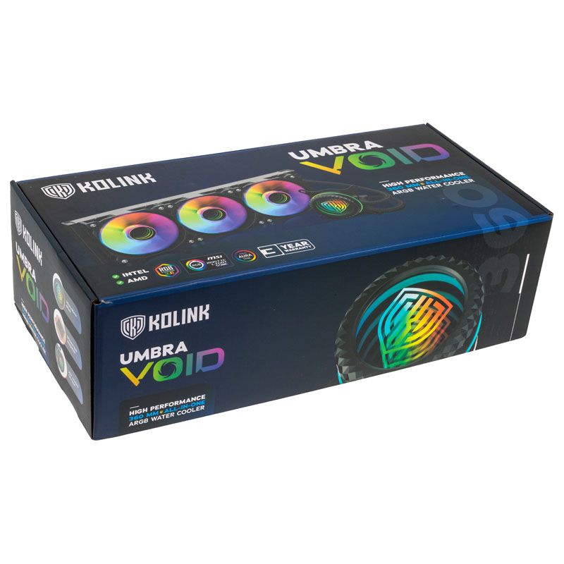Kolink Umbra Void 360 AIO Wasserkühlung – ARGB, Für CPU